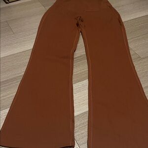 Brown Flared leggings